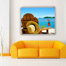 Wall Panels of Casual Beach Times, Quality Canvas Print